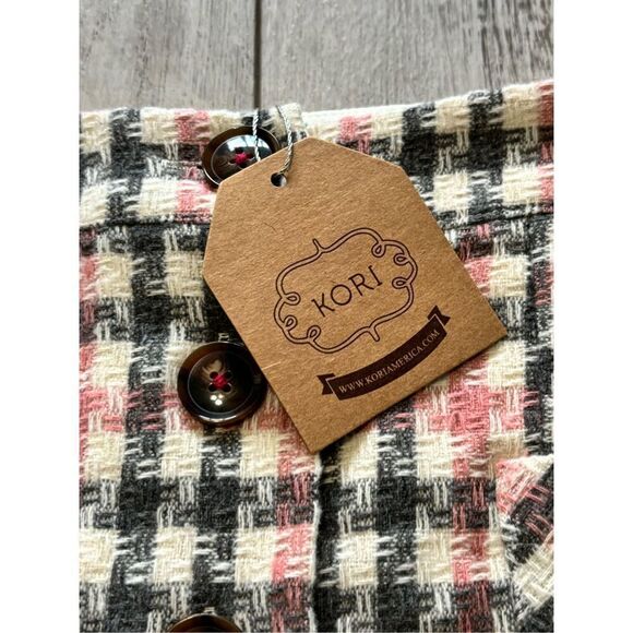 Kori pink and black mini skirt size S - Picture 9 of 13